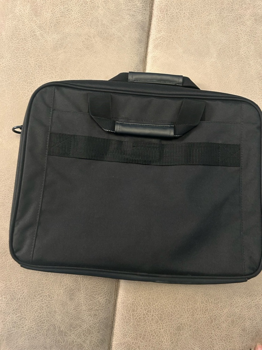 Black Men’s Briefcase Laptop Bag - Classic Professional Carry